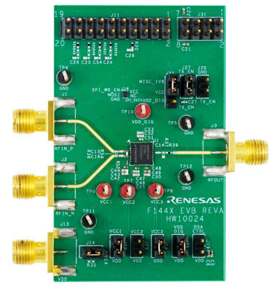 F1440 Evaluation Board - Top