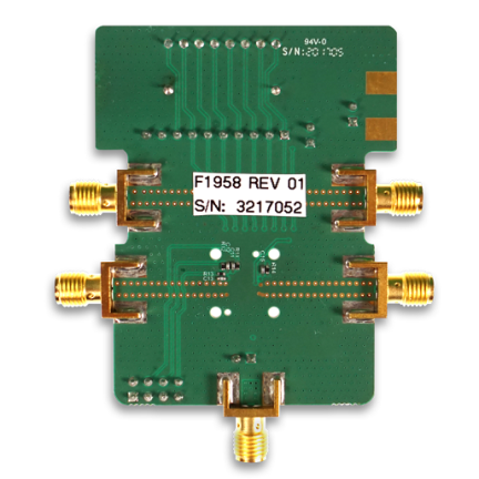F1958 Digital Step Attenuator Evaluation Board - Bottom