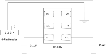 HS310x-ML1 - Application Circuit