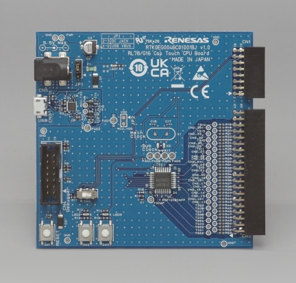 RL78/G16 Cap Touch CPU Board