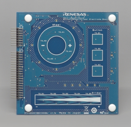 Self-capacitance Button/Wheel/Slider Electrode Board (G16) 