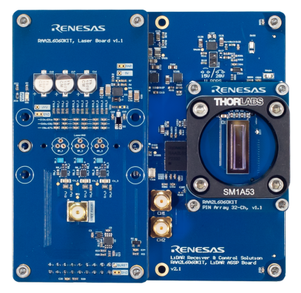 RAA2L6060 LiDAR Starter Kit - Top
