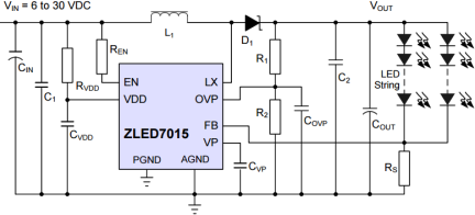 ZLED7015 - Application Circuit