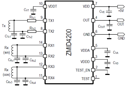 ZMID4200 - Application Circuit