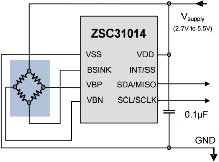 ZSC31014 - Application Circuit