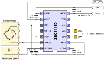 ZSC31150 - Application Circuit