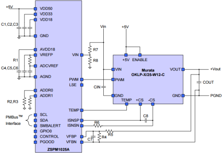 ZSPM1025A - Application Circuit