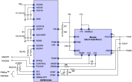 ZSPM1035A - Application Circuit