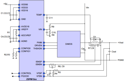 ZSPM1501 - Application Circuit