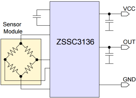 ZSSC3136 - Application Circuit