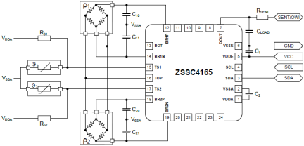 ZSSC4165 - Basic Circuit