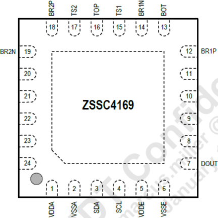 ZSSC4169 - Pinout