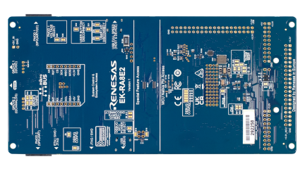 EK-RA8E2 Evaluation Board - Bottom