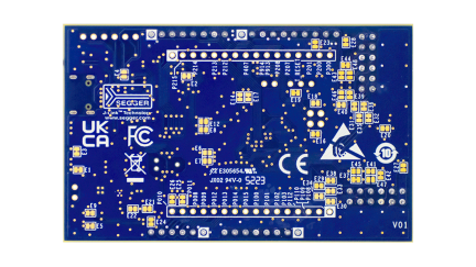 Fast Prototyping Board for RA0E1 - Bottom