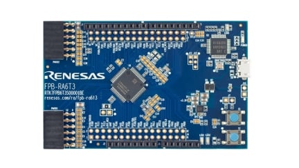 FPB-RA6T3 Evaluation Board - Top