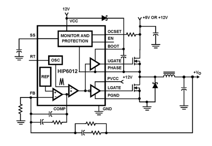 HIP6012 Functional Diagram