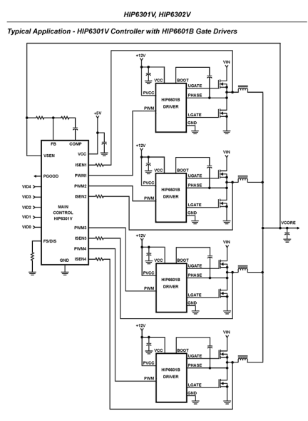 HIP6302 Functional Diagram