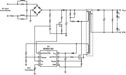 iW3602-30C Typical Applications Diagram