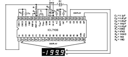 ICL710x_ICL7107x Functional Diagram