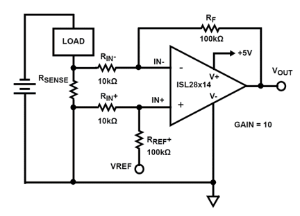 ISL28114_ISL28x14 Functional Diagram