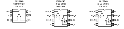 ISL28148_ISL28248 Functional Diagram