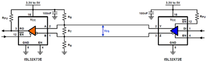 ISL3217xE Functional Diagram