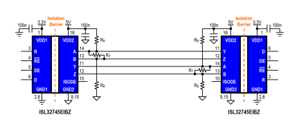 ISL32745E Functional Diagram