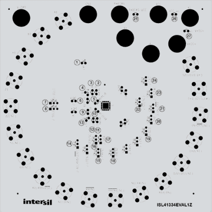 ISL41334EVAL1Z RS-232/RS-485 Transceiver Eval Board