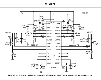 ISL6227 Functional Diagram