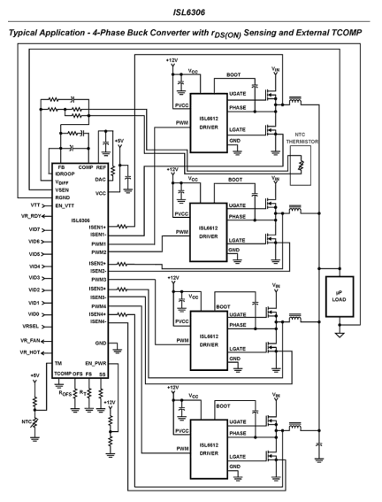 ISL6306 Functional Diagram