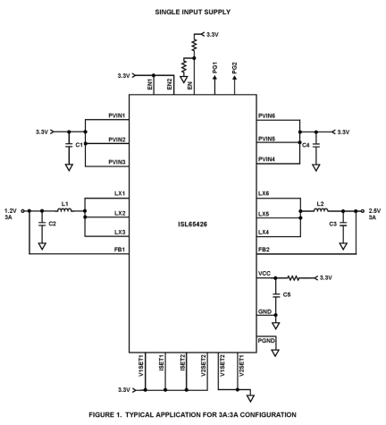 ISL65426 Functional Diagram