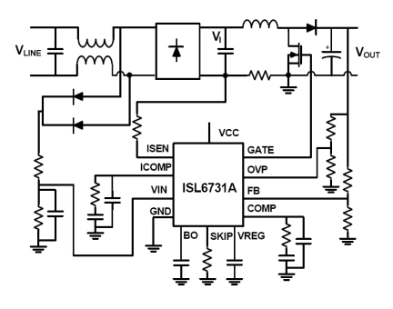 ISL6731A_ISL6731B Functional Diagram