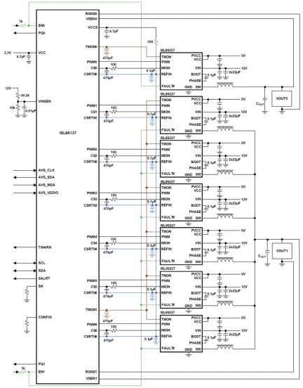 ISL68137 Functional Diagram