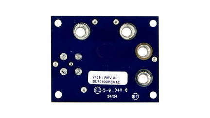 ISL70100MVZEV1Z Evaluation Board - Bottom