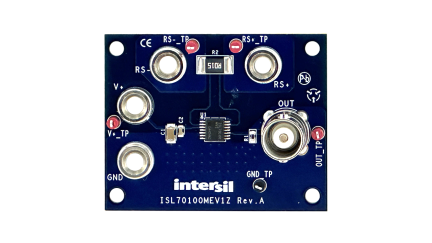 ISL70100MVZEV1Z Evaluation Board - Top