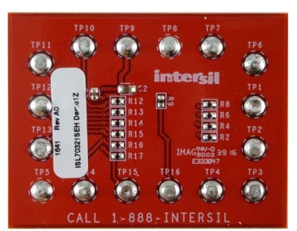 ISL70321SEHDEMO1Z Rad Hard Sequencer Board Bottom