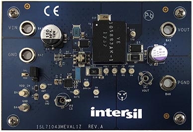 ISL71043MEVAL1Z Evaluation Board