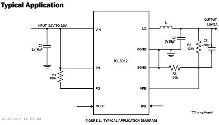 ISL8012 Functional Diagram
