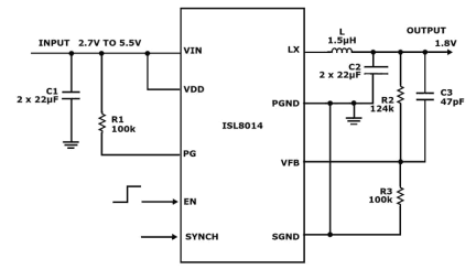 ISL8014 Functional Diagram