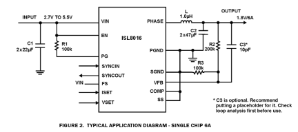 ISL8016 Functional Diagram