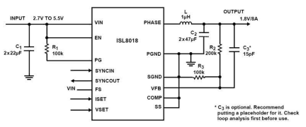 ISL8018 Functional Diagram