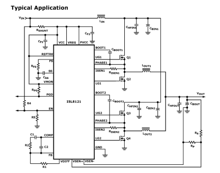 ISL8121 Functional Diagram