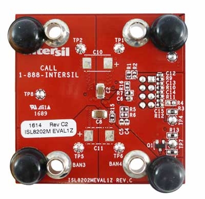 ISL8202MEVAL1Z Power Module Eval Board Bottom