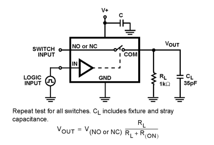 ISL84541_ISL84544 Functional Diagram