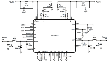 ISL85033 Functional Diagram