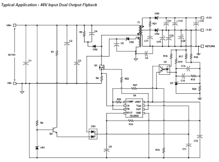 ISL8843 Functional Diagram