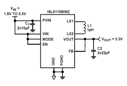 ISL91108 Functional Diagram