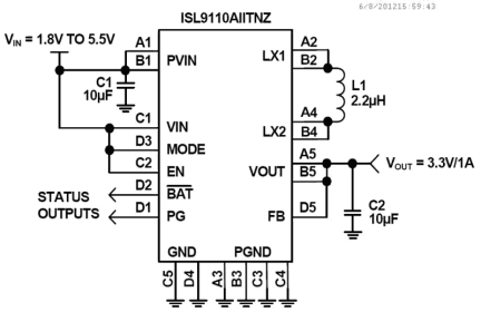 ISL9110A Functional Diagram