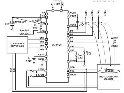 ISL97901 Functional Diagram