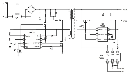 iW1782 Typical Applications Diagram